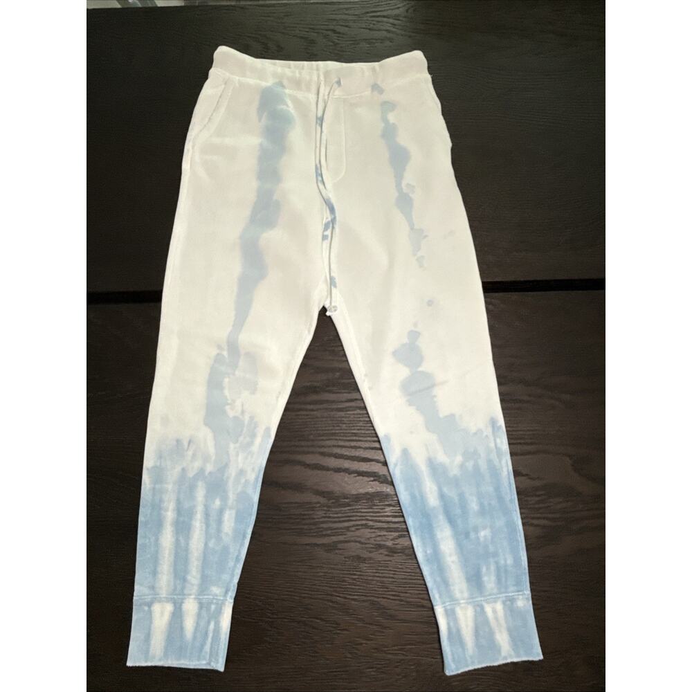 NILI LOTAN Nolan Sweatpants Sky Blue Tie Dye Size Small